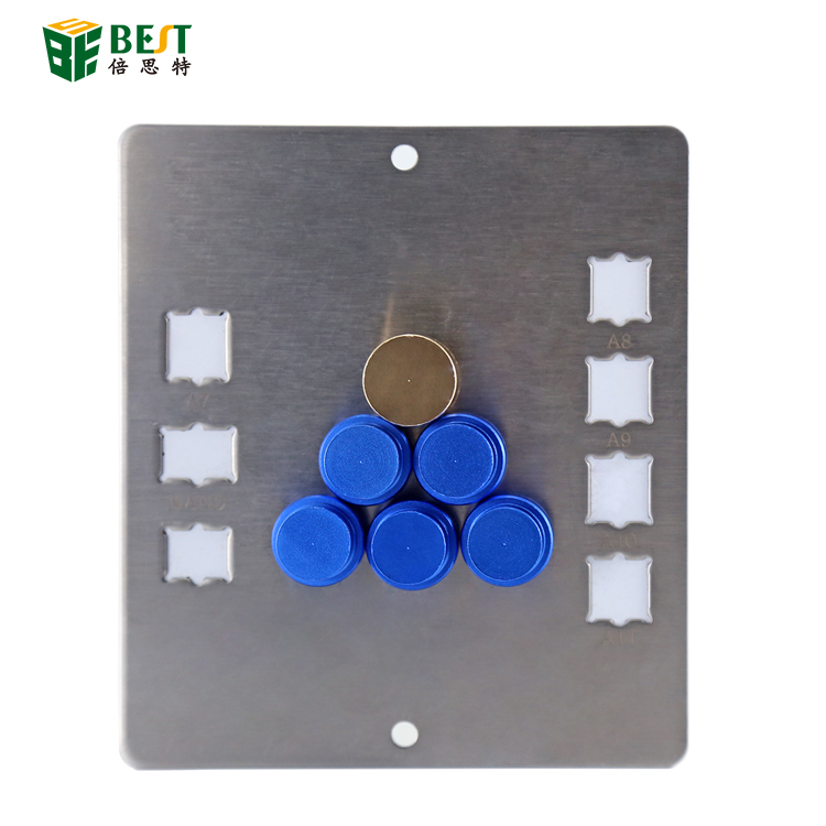 創(chuàng)意磁性卡具 磁性多功能維修夾具PCB電路主板手機(jī)主板固定磁性夾具（帶IC凹槽）
