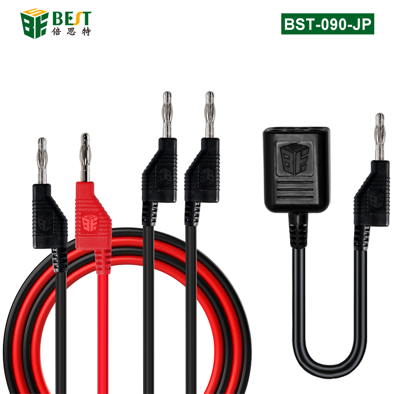 BST-090-JP 電源多用擴展接口 疊插香蕉插母頭 拓展塢接口線 電源轉(zhuǎn)接頭擴展塢 香蕉測試線母頭4合一